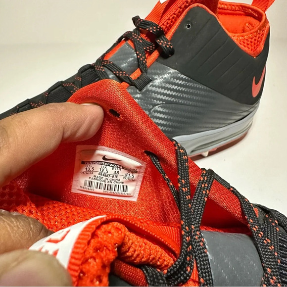 Nike Men's Air Max MVP Elite Mid Metal Baseball Cleats 684687-018 Sz 13.5 1 Box1 - Picture 8 of 9